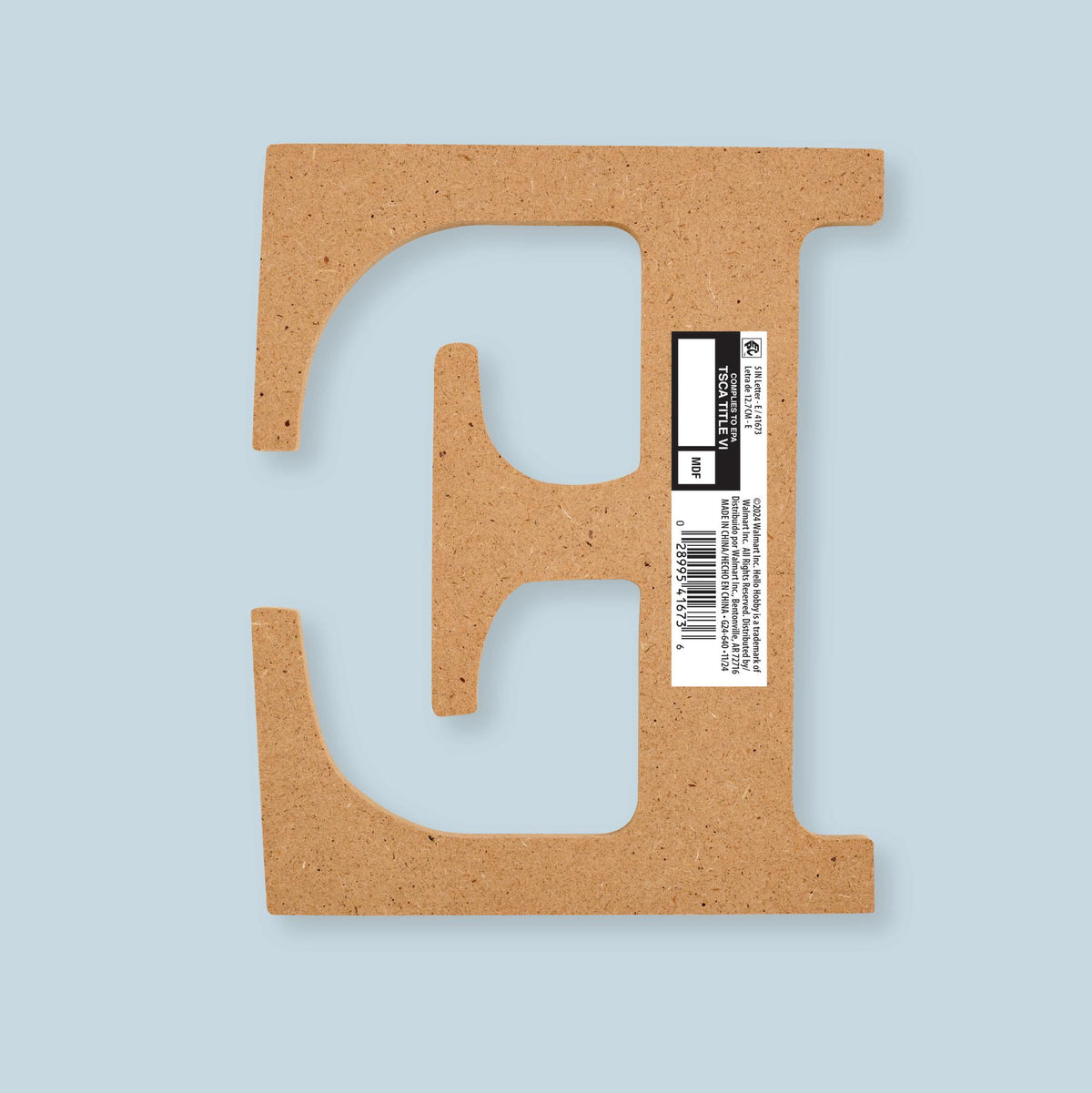 Plaid Unfinished Wood MDF 5" Letter for DIY Arts and Crafts, A