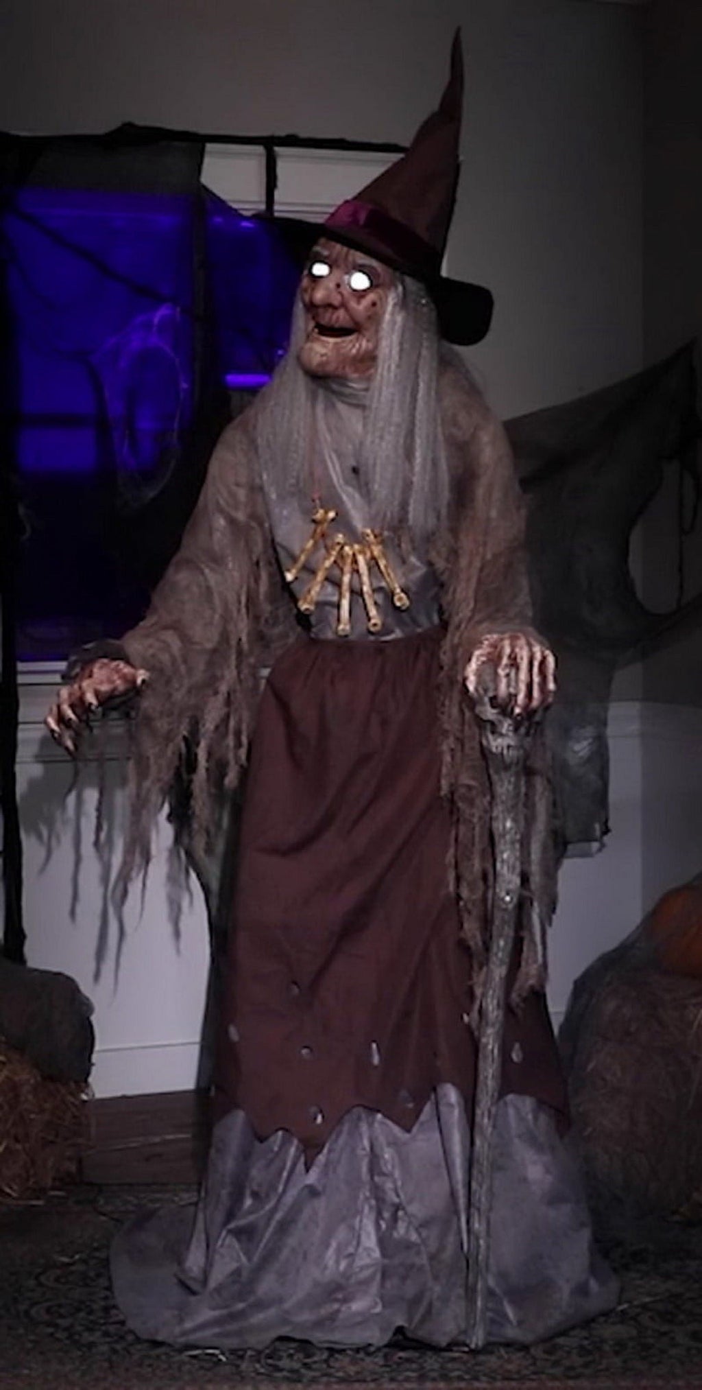 Seasonal Visions Animated Witch Servo-Motor Halloween Decoration -