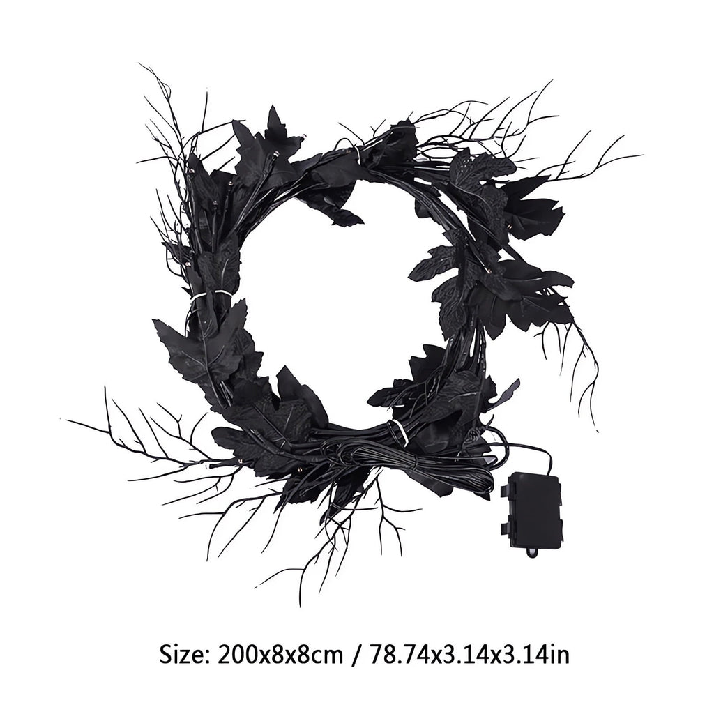 Uandlove Halloween Lights Indoor Outdoor Halloween LED Decorative Lights Room Bedroom Ghost Festival Ambience Layout Rattan Lights