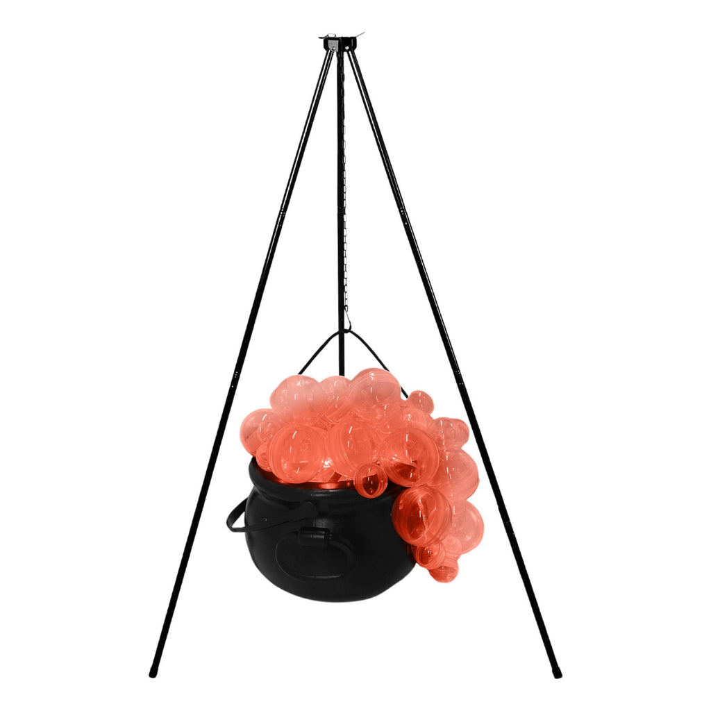 Muecwrye Halloween Decorations Outdoor, Halloween Clearance! Halloween Witches Cauldron with Lights, DIY Bubbling Cauldron Set Decor for Home Porch Outside, Halloween Party Supplies( Without Tripod)