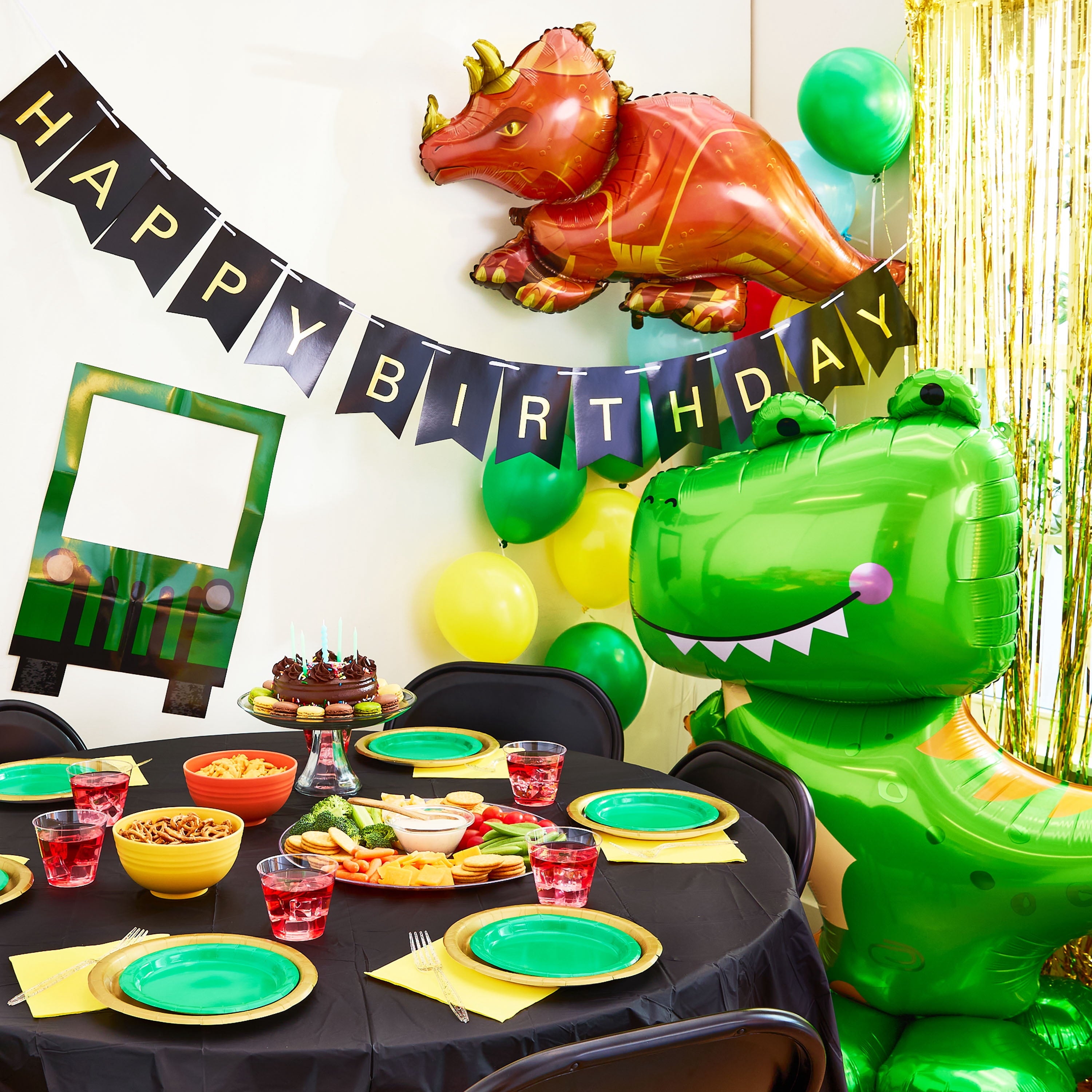Gold Foil Door Curtain, 8' x 3', Party Banners, by Way To Celebrate