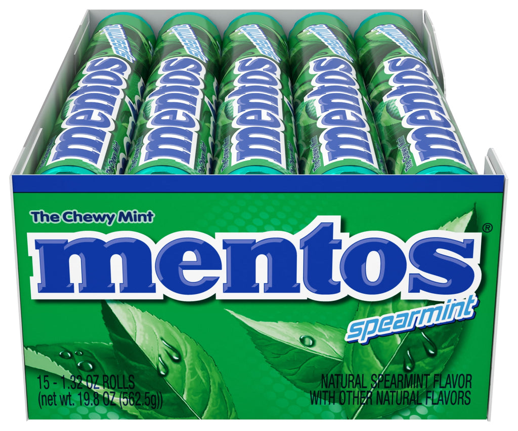 Mentos Spearmint Rolls - Box of 15