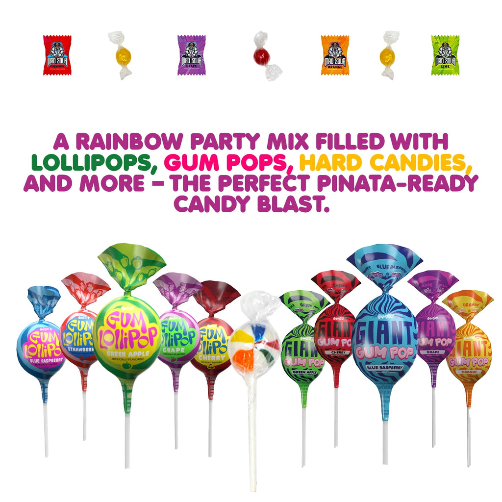 Lalees Assorted Candy Mix, 4 lb Bulk Individually Wrapped Candy Variety Pack for Piñatas, Goodie Bags, Candy Bowls, Party Favors & Events