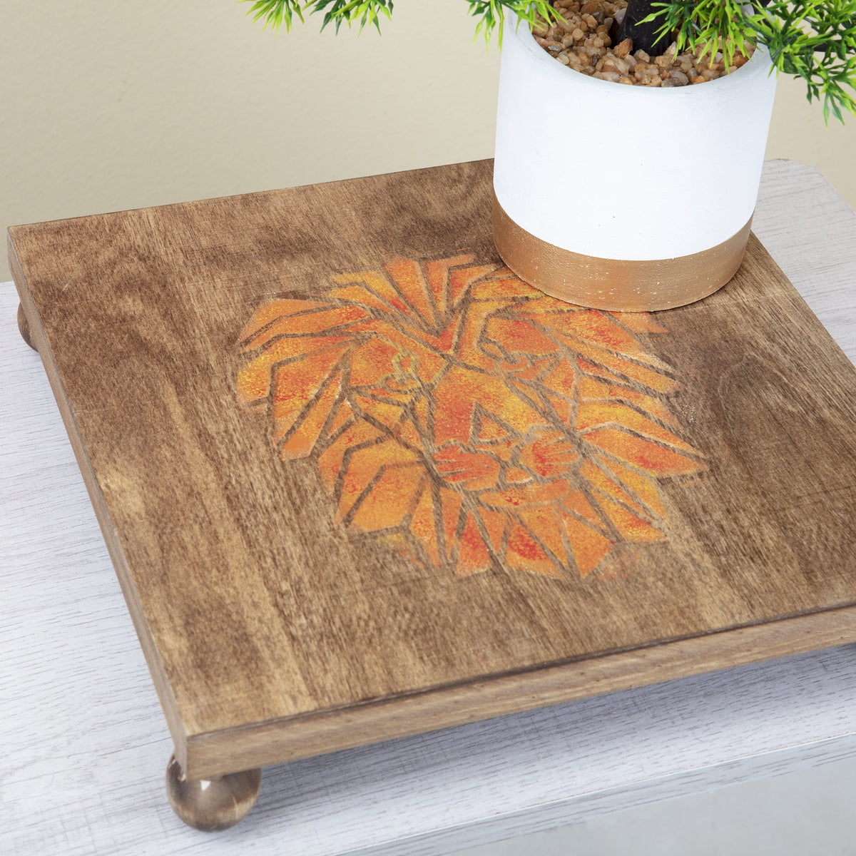 Hello Hobby Unpainted Square Wood Panel, 10 in x 10 in x 0.75 in