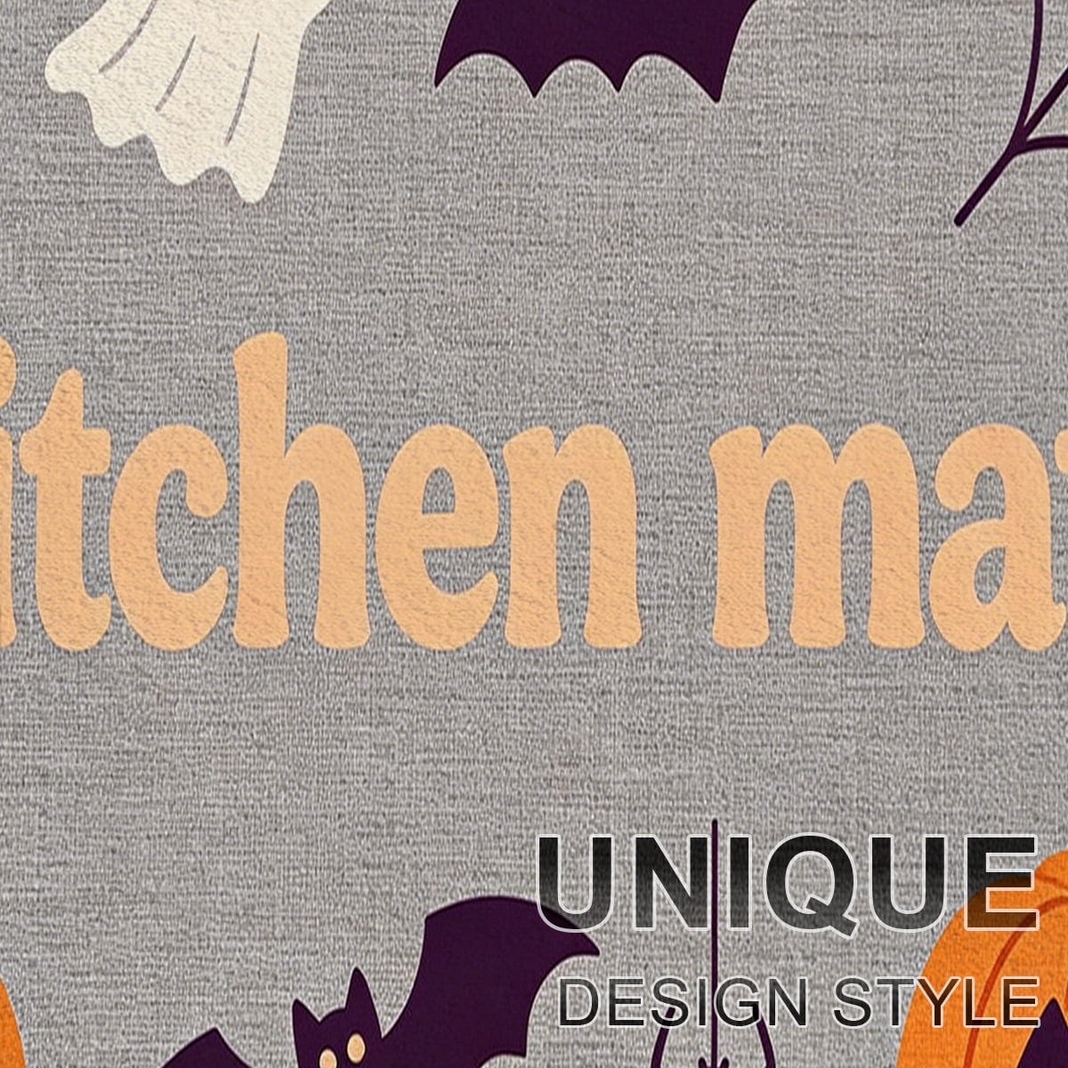 YIMEIS Halloween Pumpkin Lanterns 3Pcs Flannel Mat and Kitchen Rugs Set,Soft Non-slip,Perfect for Home Bathroom