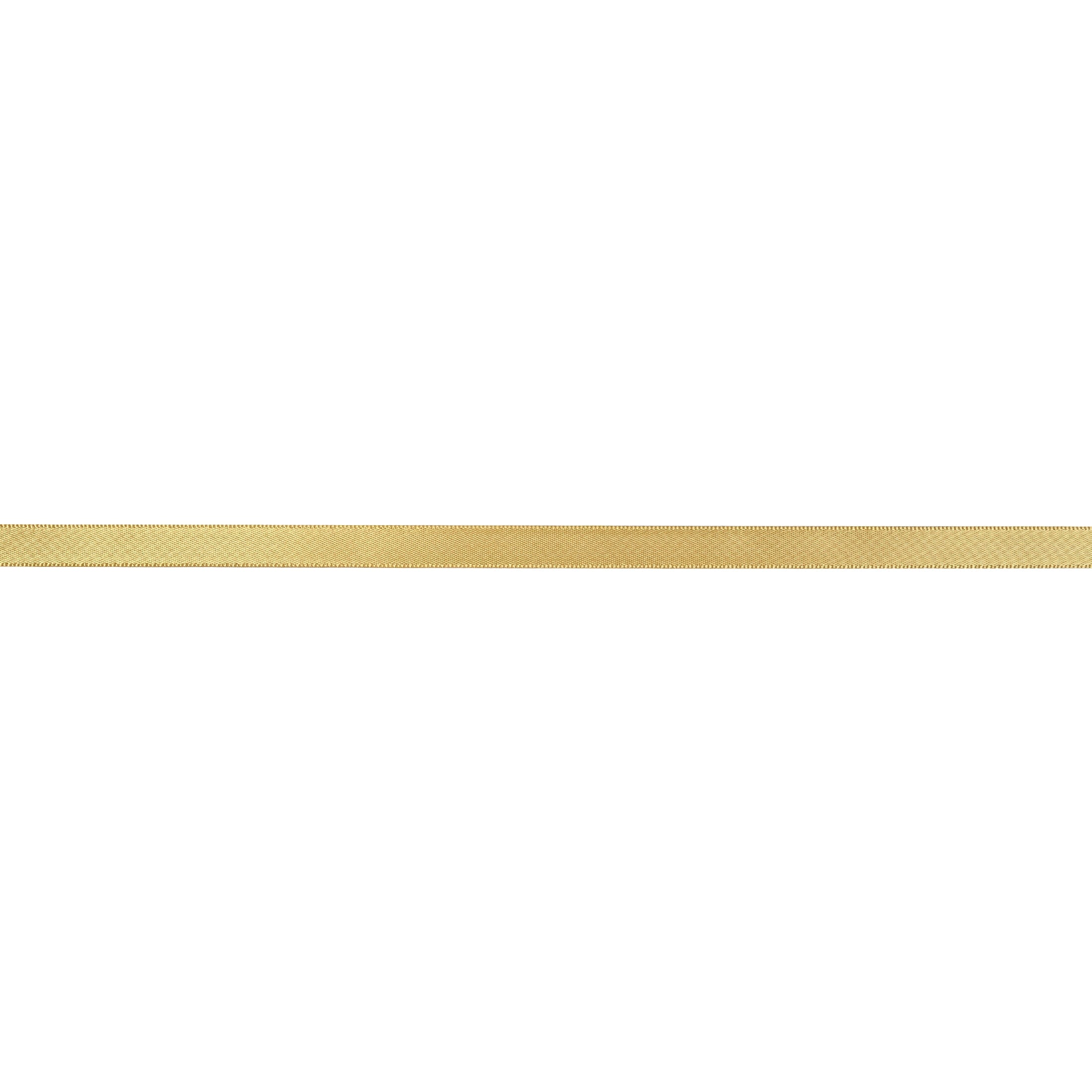 Hello Hobby 3/8" Yellow Gold Satin Ribbon, 6 Yards