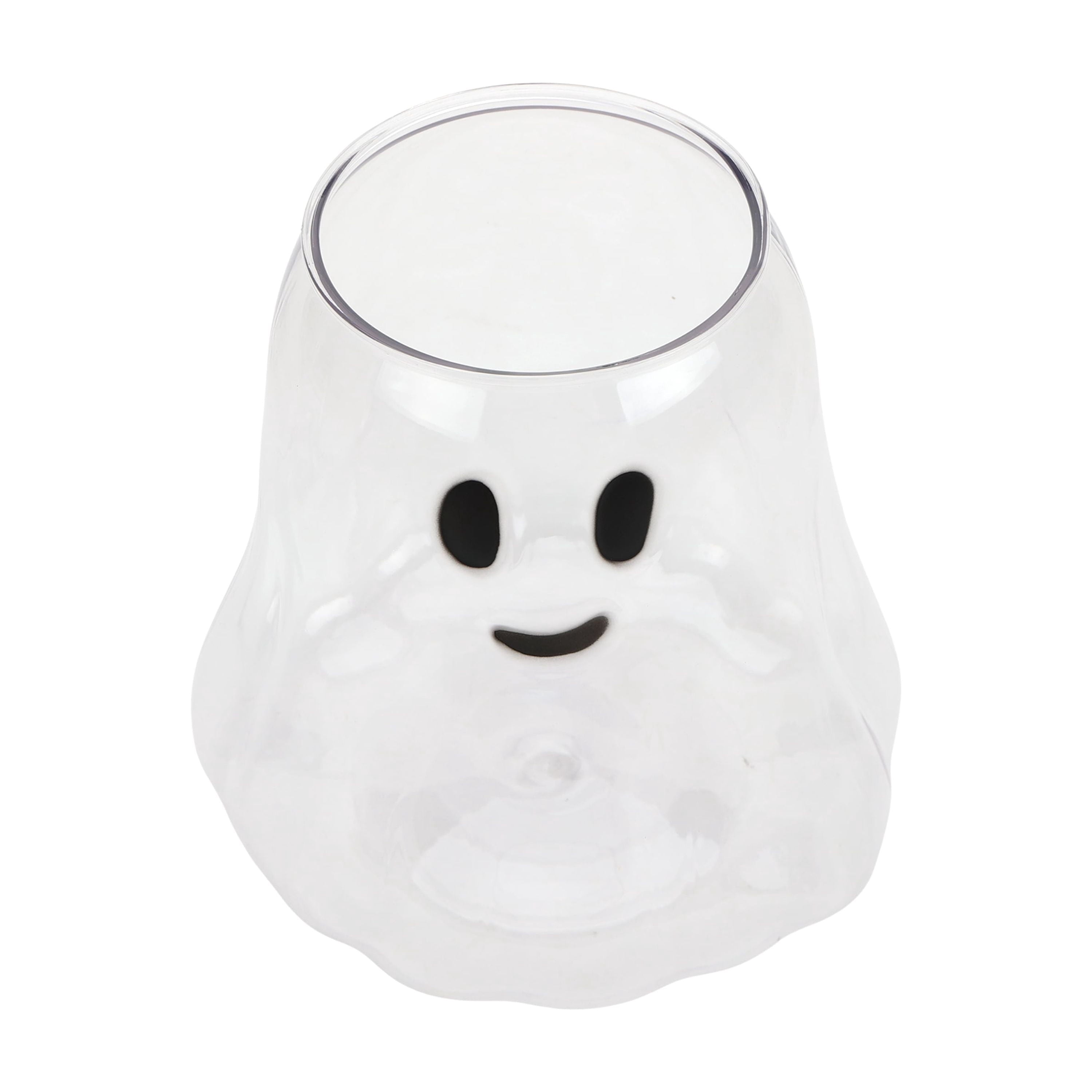 Way to Celebrate Halloween Clear Iridescent Acrylic Ghost Bucket, 4.5 qt