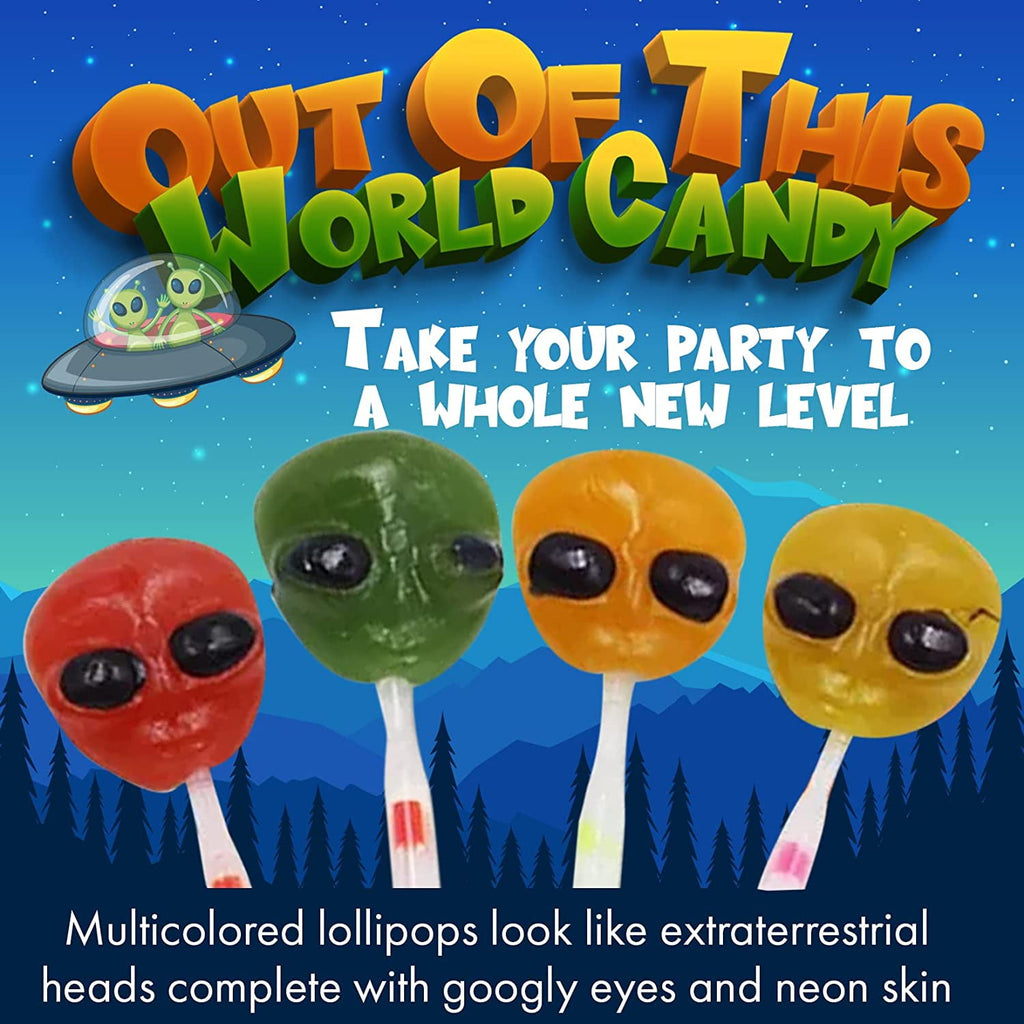 Fusion Select Alien Halloween Lollipops - 60 Count