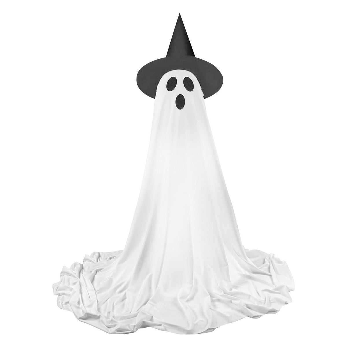 Ywuzuh Halloween Decorations Ghost Decorations Spooky Ghost Halloween Decor with Witch Hat, Scary Ghosts Decor with Led Lights for Front Porche Yard Garden Home