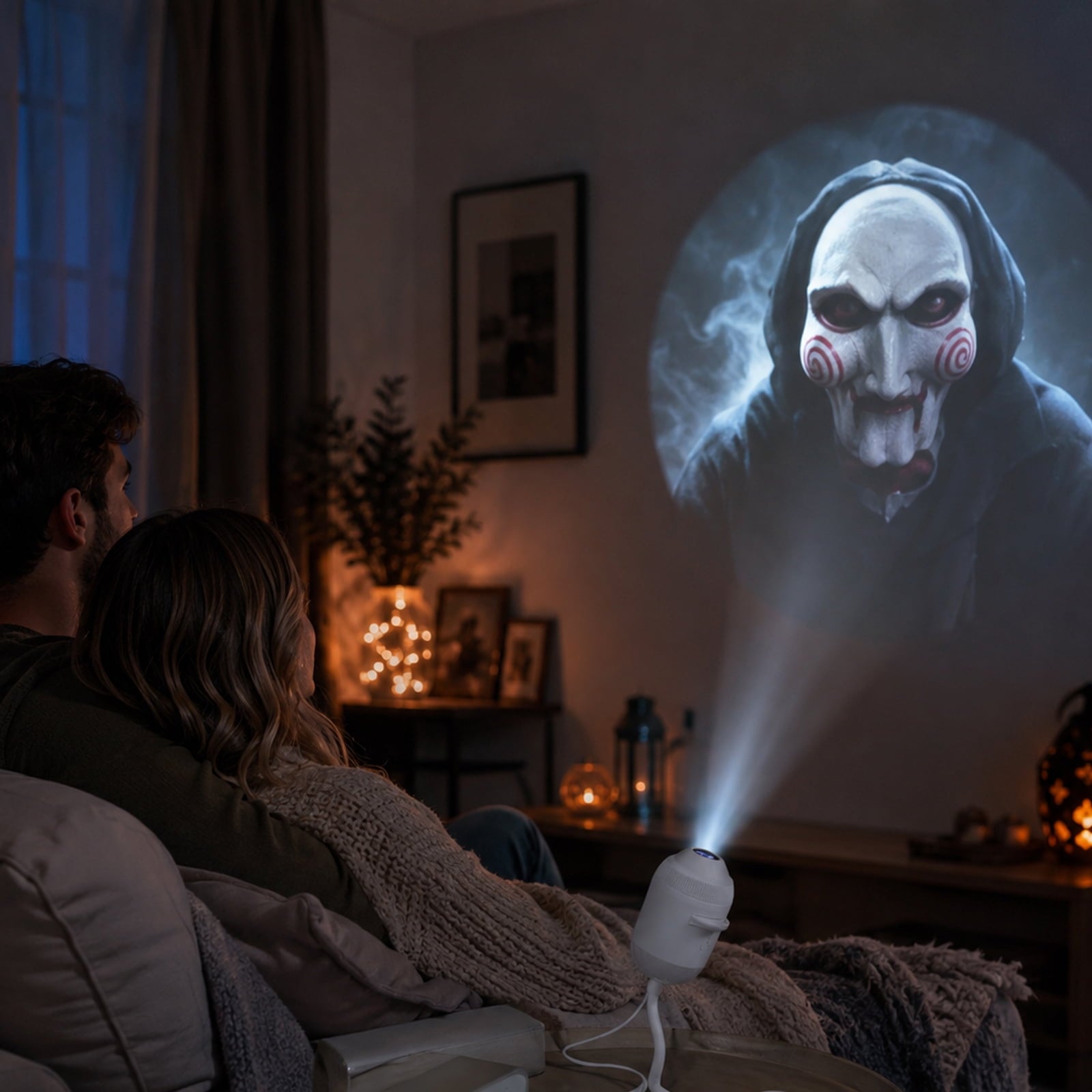 2026 New Upgraded 4K Smart Dynamic 5D Holographic Night Light Projector, 2-in-1 Galaxy & Ocean Star Ceiling Projector with 24 HD Films, 360° Flexible USB Powered Lamp for Bedroom Decor & Car GIft