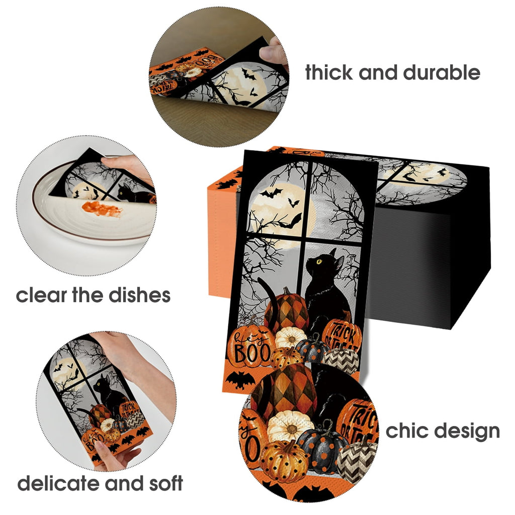 Sm:)e Ghoost Halloween Paper Napkins 100PCS