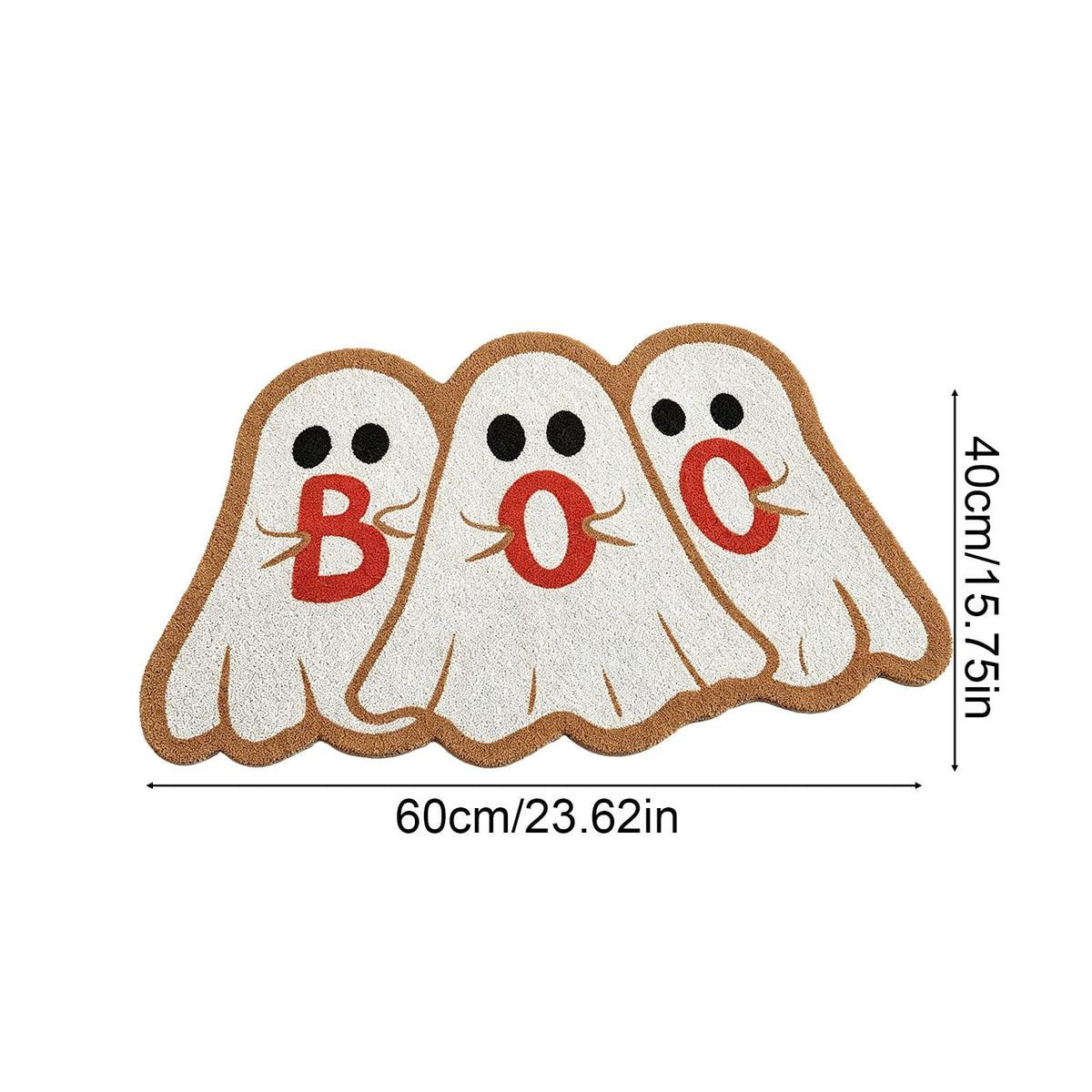 Yhmxh Halloween Bathroom Rugs, Halloween Pumpkin Bath Mats, Farmhouse Halloween Rugs for Bathroom Decorations for The Home, Holiday Cute Pumpkin Decor Non-Slip 15.7x23.6 Inches