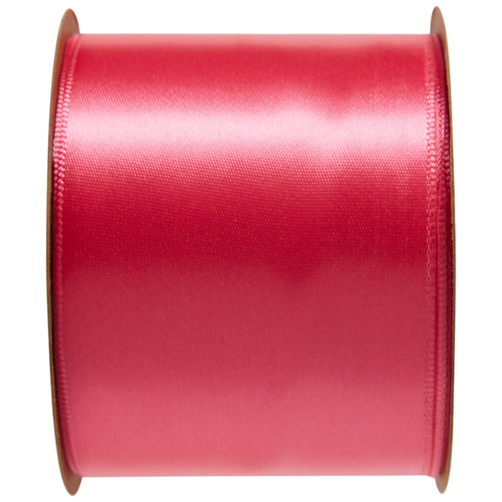 (2 pack) Offray Ribbon, Red 2 1/4 inch Single Face Satin Polyester Ribbon for Sewing, Crafts, and Gifting, 9 feet, 1 Each