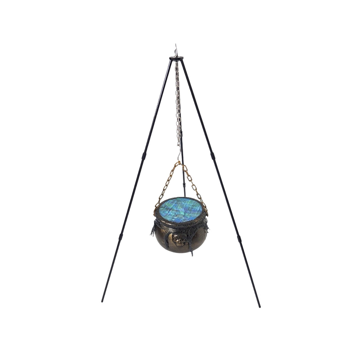 Muecwrye Halloween Decorations Outdoor, Halloween Clearance! Halloween Witches Cauldron on Tripod with Lights, DIY Bubbling Cauldron Set Decor for Home Porch Outside, Halloween Party Supplies