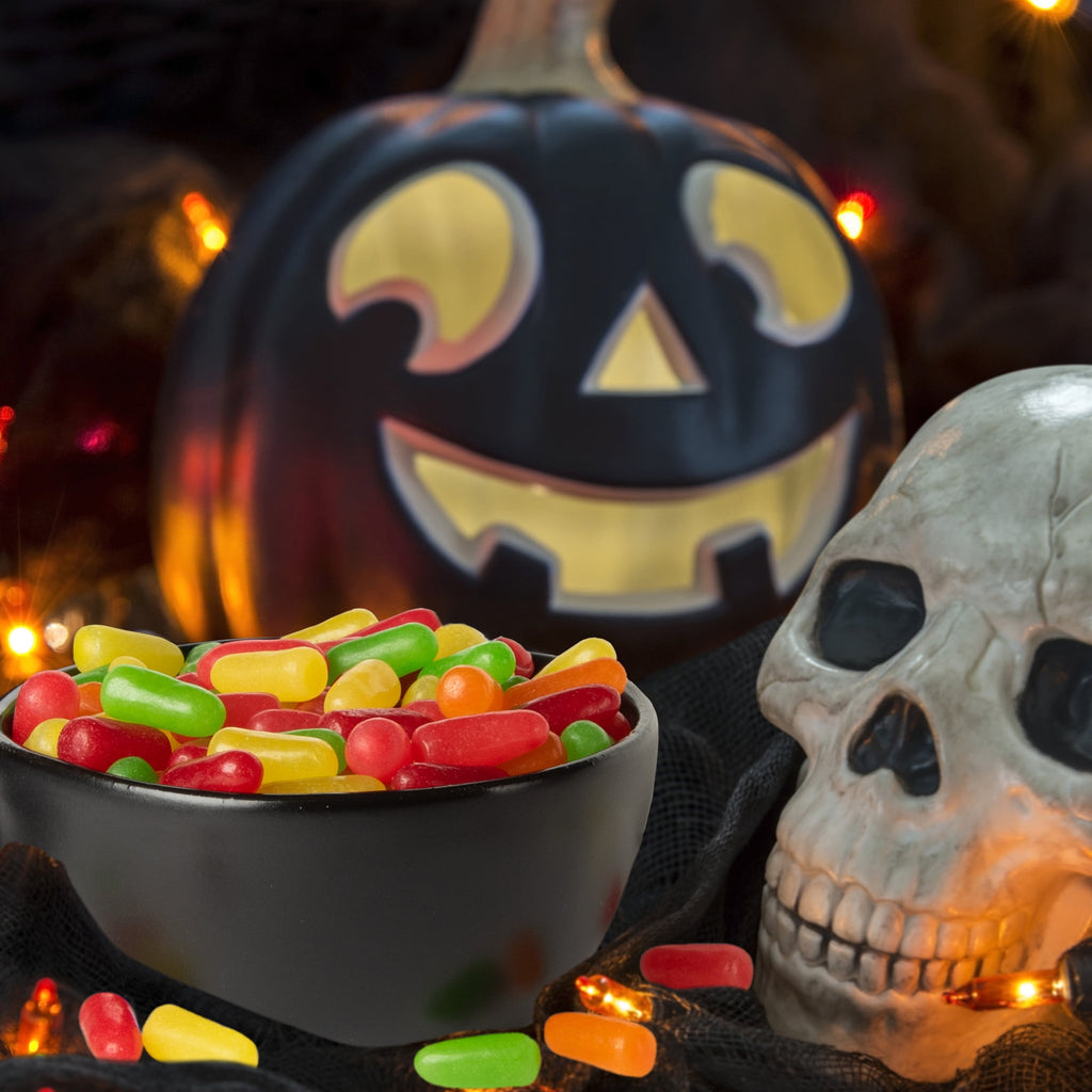 MIKE AND IKE SOUR Spooky Treats Chewy Candy, Halloween Candy, 4.25 Ounce Theater Box, 1 Count
