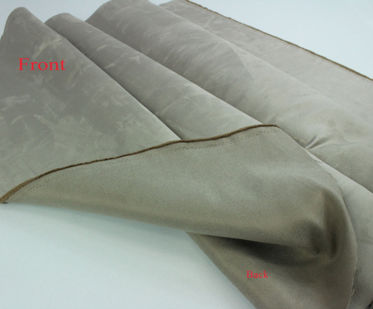 Mybecca Suede 58" Width - 100% Polyester Faux Craft Fabric By the Yard - Color: Black