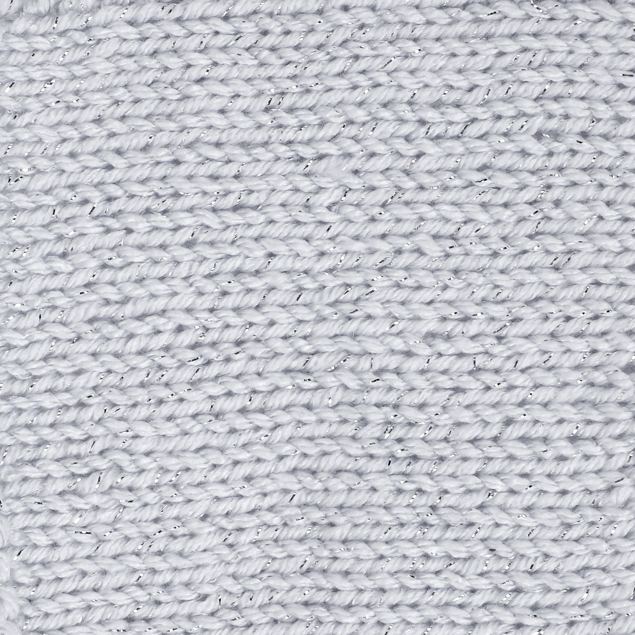 Mainstays Sparkle Acrylic Yarn, 5 oz, Platinum Silver