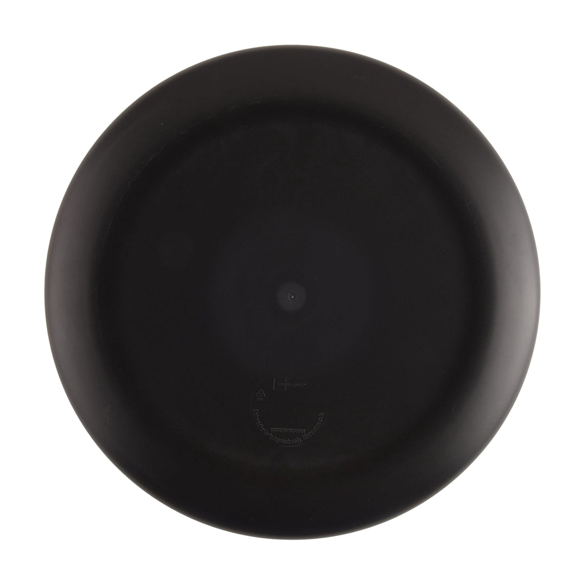 Mainstays 10.5 in Round Plastic Halloween Bats Dinner Plate, Black