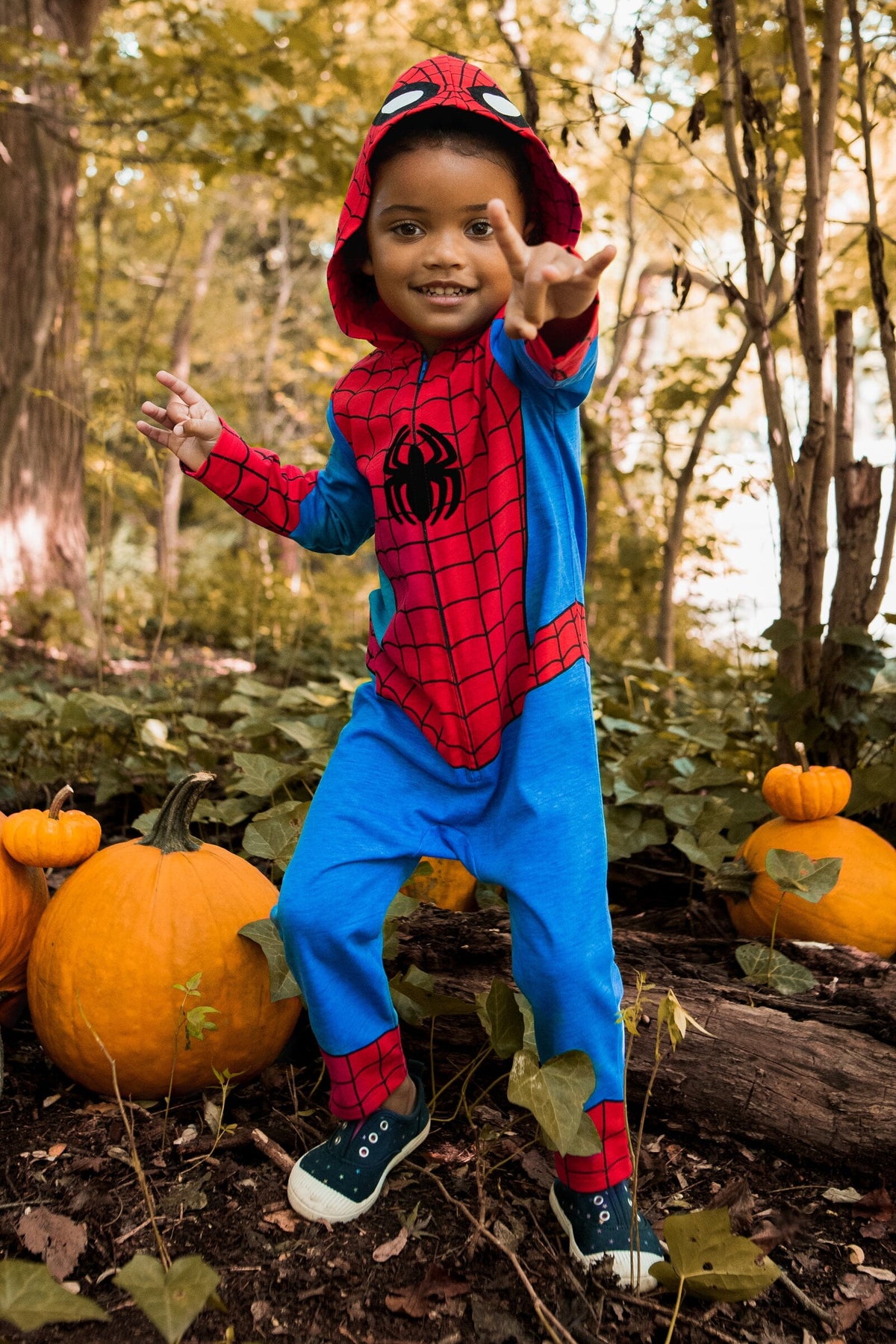 Marvel Avengers Toddler Boy or Girl Cosplay Hooded One Piece Thor Grey