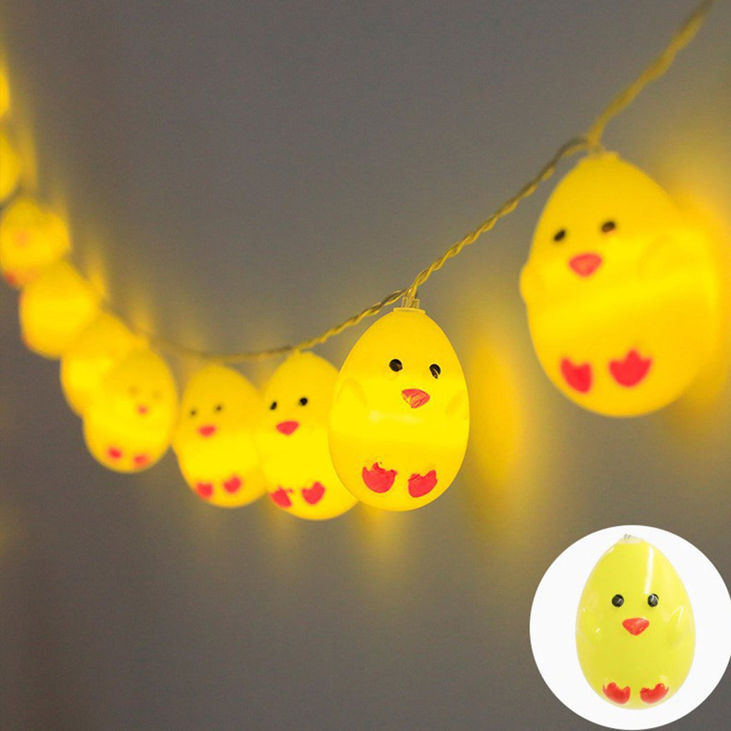 Stijggn 10 Easter Lights Outdoor Easter Decor LED Bunny Lights Plug in Easter Lights String for Indoor Outdoor Spring Decor & Easter Decor
