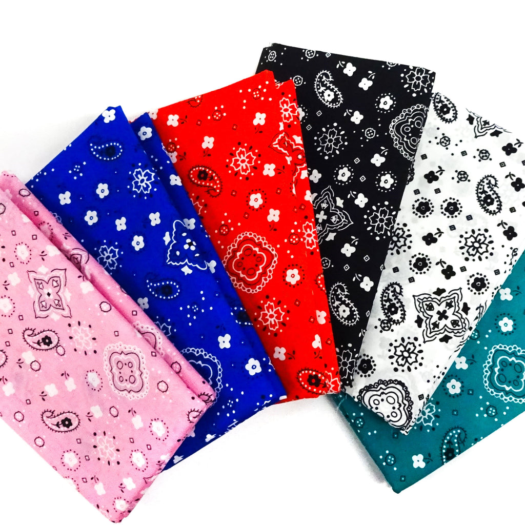 Waverly Inspirations Sewing & Craft Fabric, 3-Yard Precut 100% Cotton Printed Bandana, Red