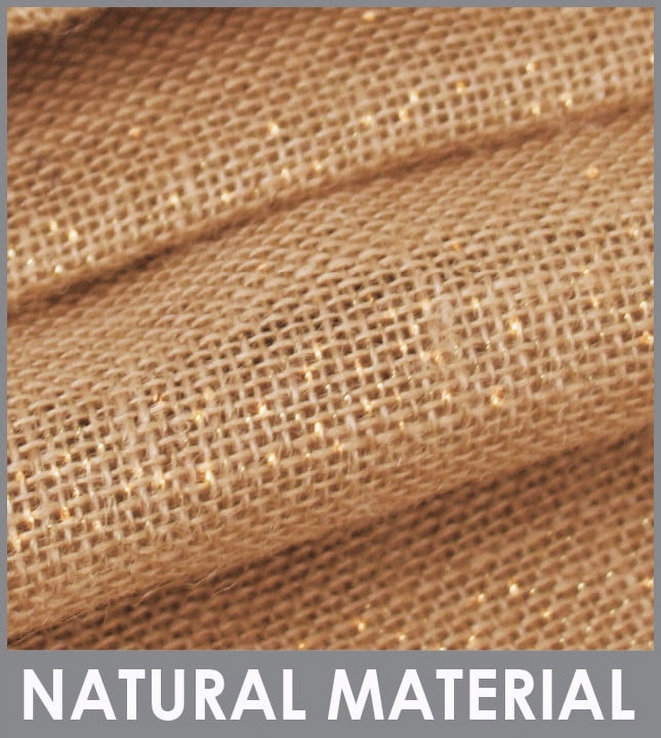 Allen Company Folded & Precut Jute Burlap Craft Fabric, 46"W x 2-Yards, Natural