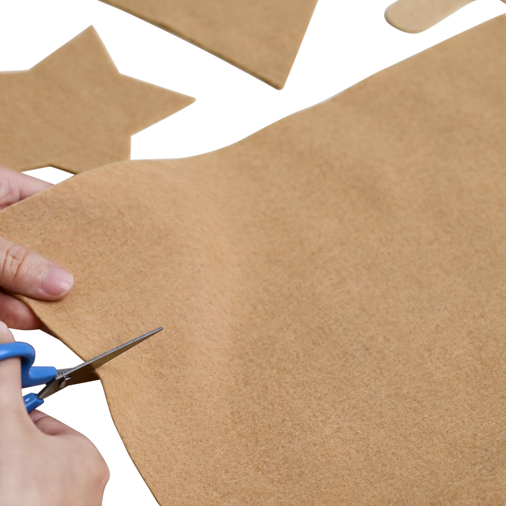 Hello Hobby Tan Beige Felt Sheet, 9 in x 12 in