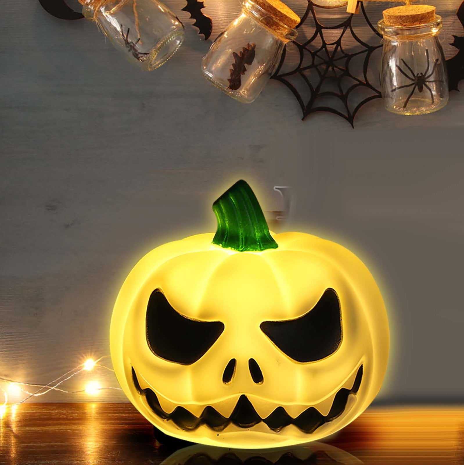BZPIZ Halloween Party Decorations Halloween Ghost Decor Light Up Ghost-Lighted Spooky Ghost Decor with LED String Lights for Yard, Lawn, Garden Outside Decoration
