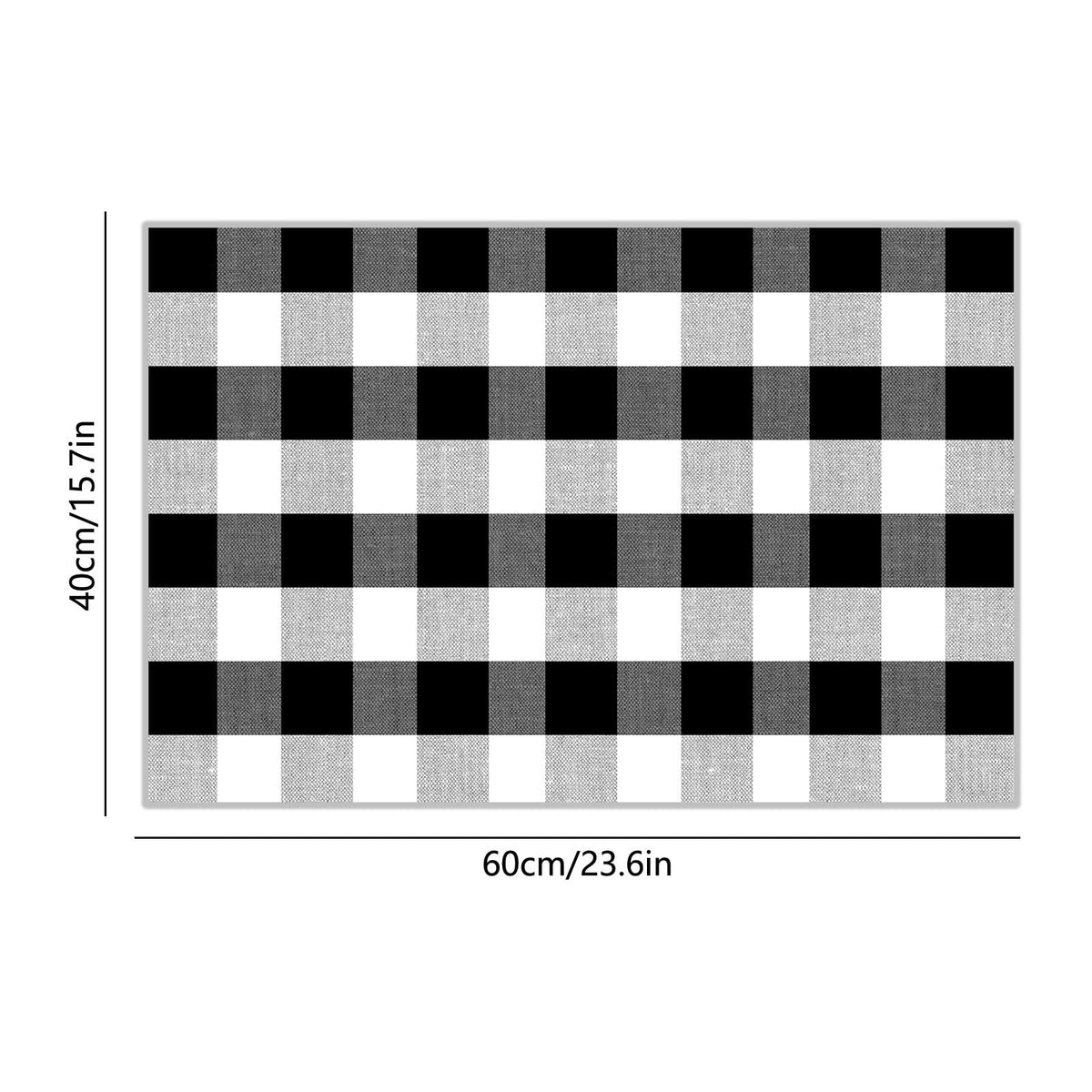 Halloween Fall Outdoor Rug Plaid Rug Foldable Floor Mat for Thanksgiving Front Door Front Porch Farmhouse Entryway Patio Decoration