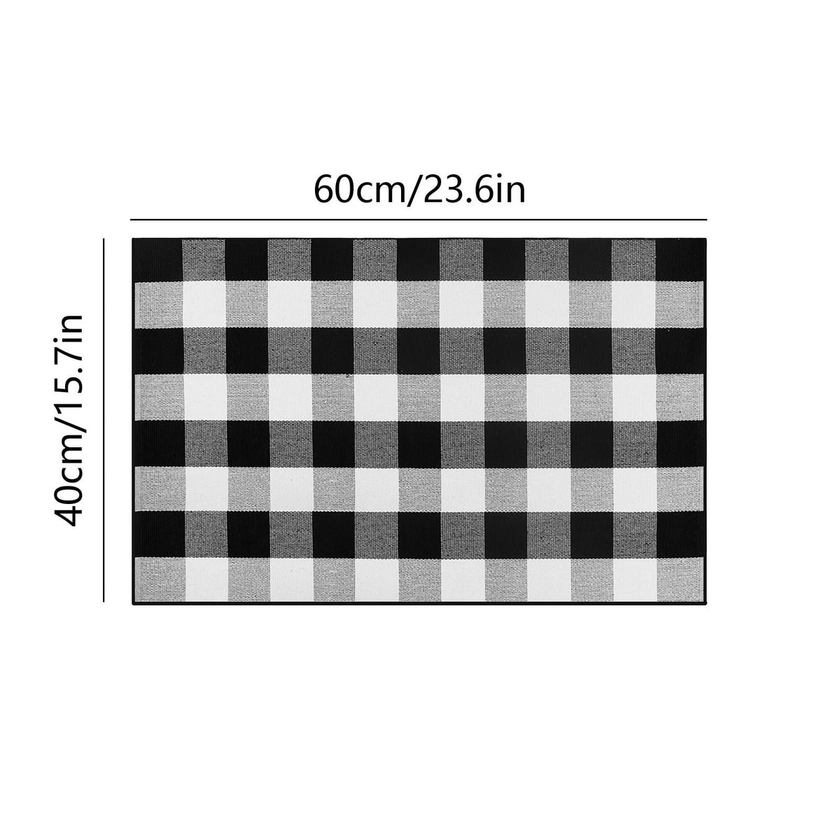 DESKABLY Fall Plaid Outdoor Rug Vintage Christmas Mat Washable Rugs Floor Mats Carpet for Xmas Holiday Mat Halloween Decor Savings