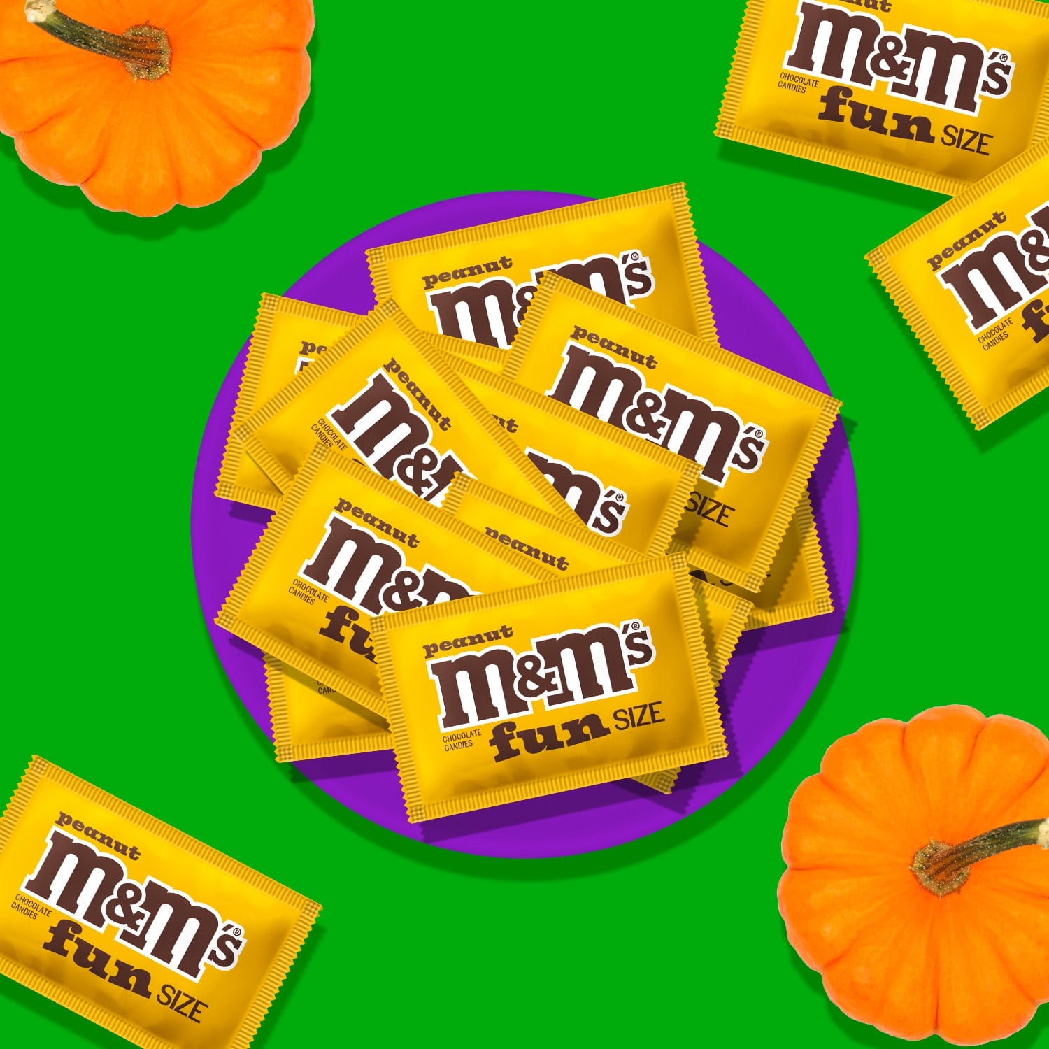 M&M's Milk Chocolate Fun Size Halloween Chocolate Candy - 10.53oz Bag