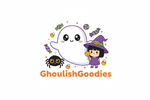 GhoulishGoodies可爱万圣节Logo