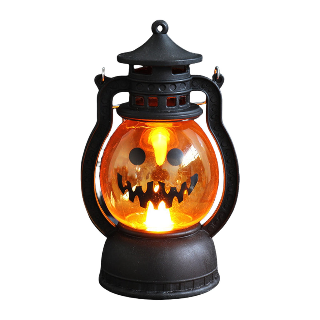 halloween decor Retro decorative battery light, flameless LED candle light, Halloween retro light, handheld Halloween light